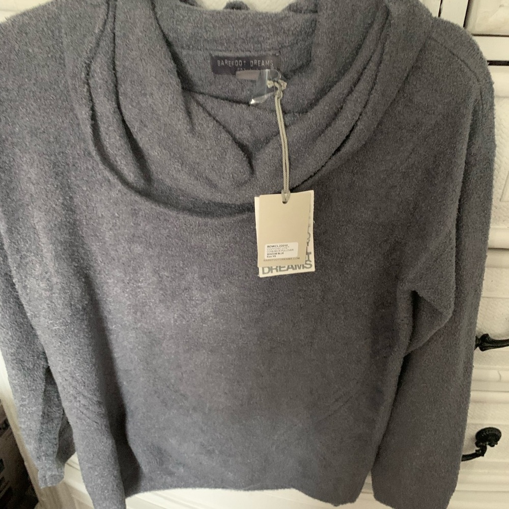 Barefoot Dreams cowl neck XS~NWT